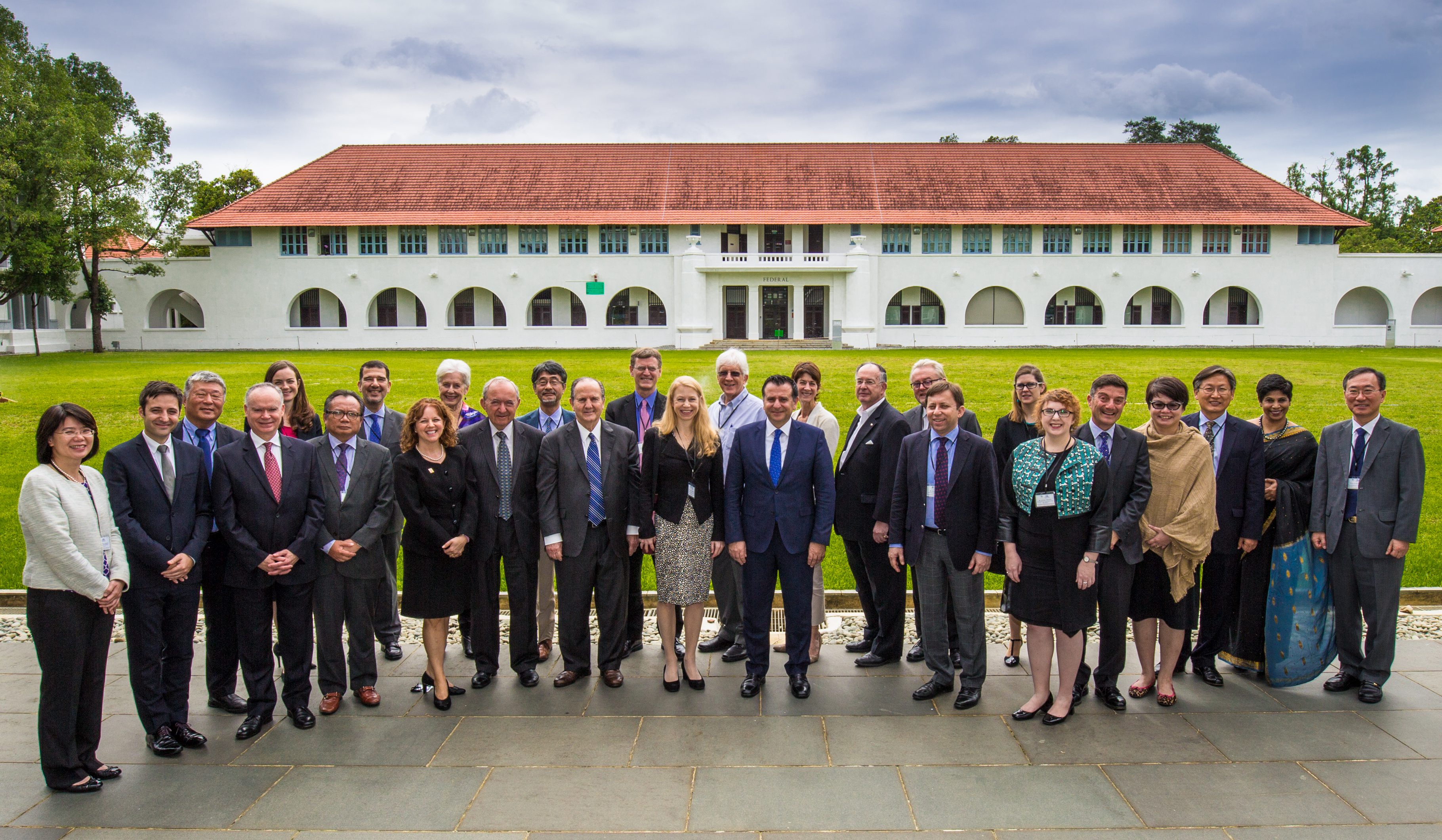 Experts meeting at the National University of Singapore to discuss the International Law Commissions